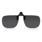 Polarised Clip-On Sunglasses for Glasses, Rectangular or Aviator Style