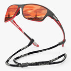 Polarised Sports Sunglasses with Scratch-Resistant Lenses and UV Protection