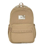 Polka Dot Ruffled Backpack