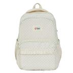 Polka Dot Ruffled Backpack