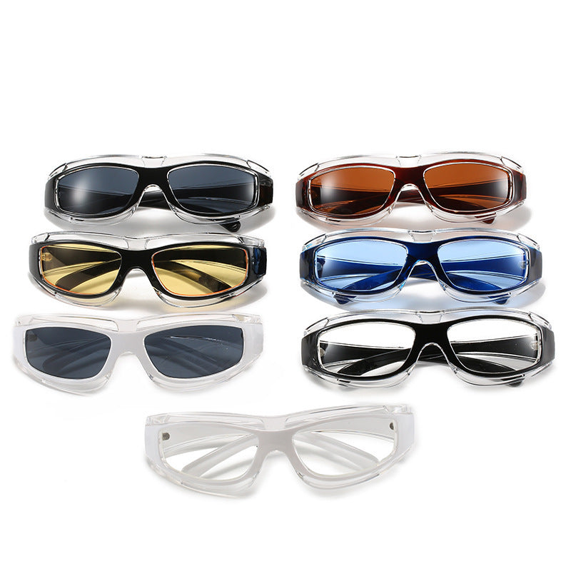Polycarbonate Safety Sports Glasses with Clear Lenses