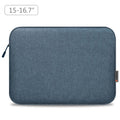 Polyester Laptop Sleeve with Fluffy Lining, 15–16.7 Inch, 40.5 x 29.5 x 2.4 cm