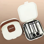 Portable 7-Piece Manicure Set with Nail Clippers