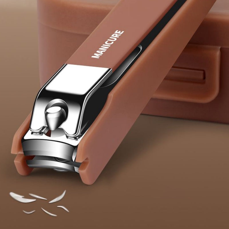 Portable 7-Piece Manicure Set with Nail Clippers