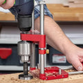 Portable Adjustable Drill Press Guide Jig for Handheld Drills