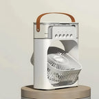 Portable Air Cooler Fan with LED Light and 600ml Water Tank