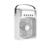 Portable Air Cooler Fan with LED Light and 600ml Water Tank