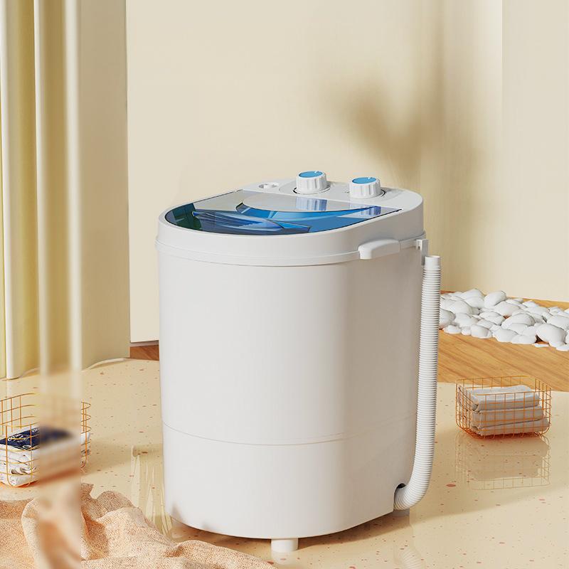 Portable Compact Washing Machine with Integrated Spin Area