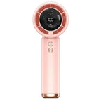 Portable Handheld Fan with Digital LCD Display