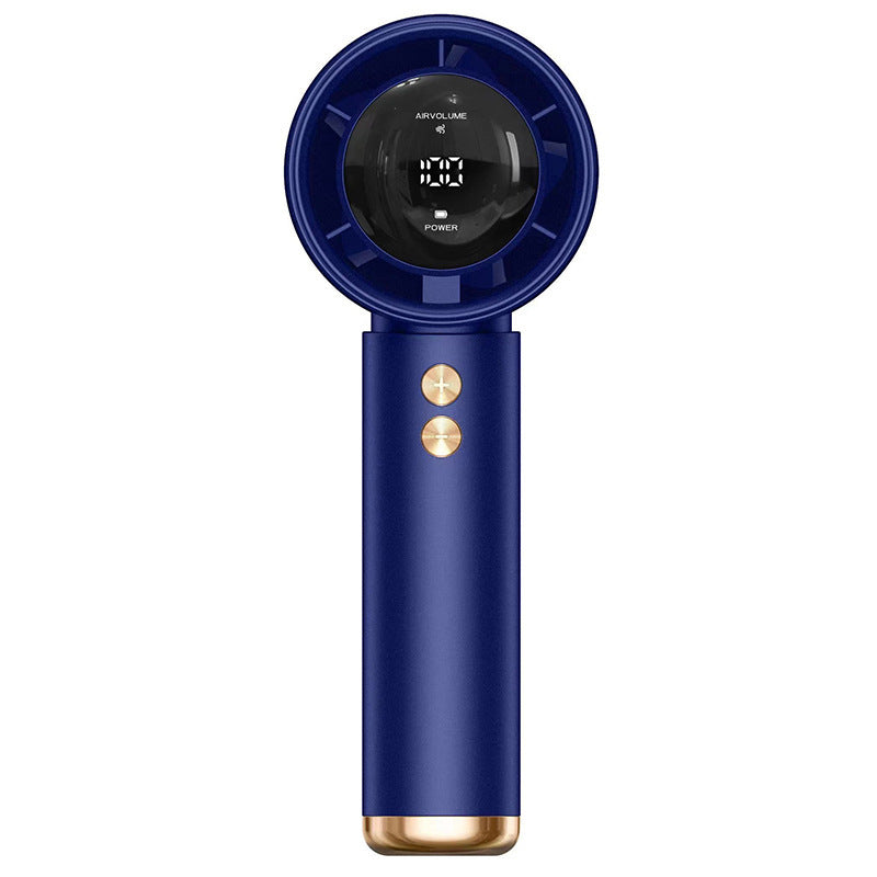 Portable Handheld Fan with Digital LCD Display