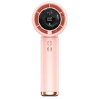Portable Handheld Fan with Digital LCD Display