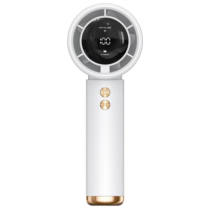Portable Handheld Fan with Digital LCD Display