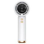 Portable Handheld Fan with Digital LCD Display