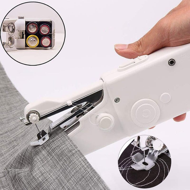 Portable Handheld Sewing Machine, Battery-Powered, 22 × 15 × 5 cm