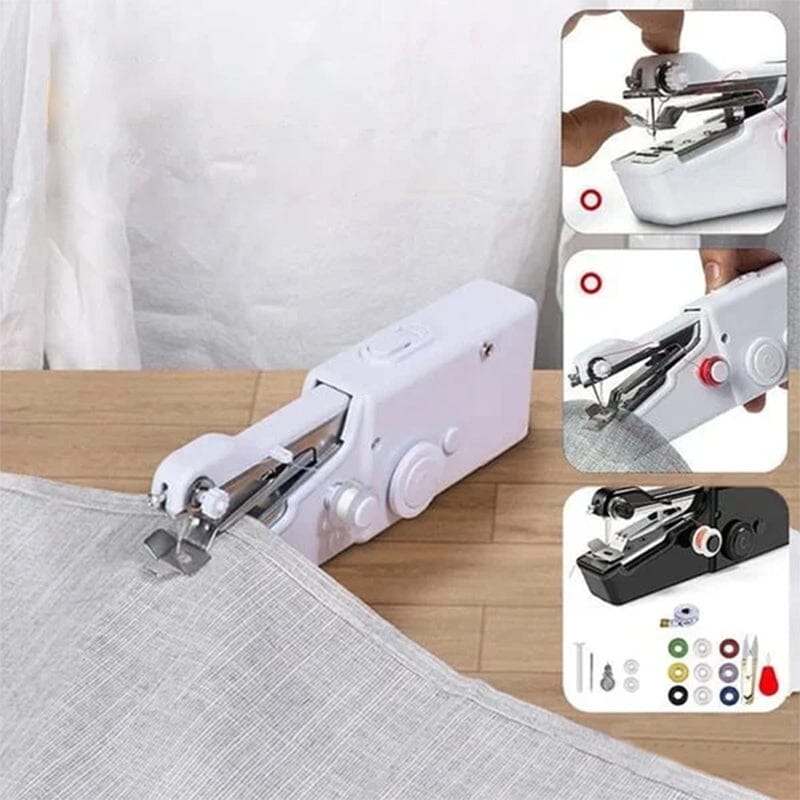 Portable Handheld Sewing Machine, Battery-Powered, 22 × 15 × 5 cm