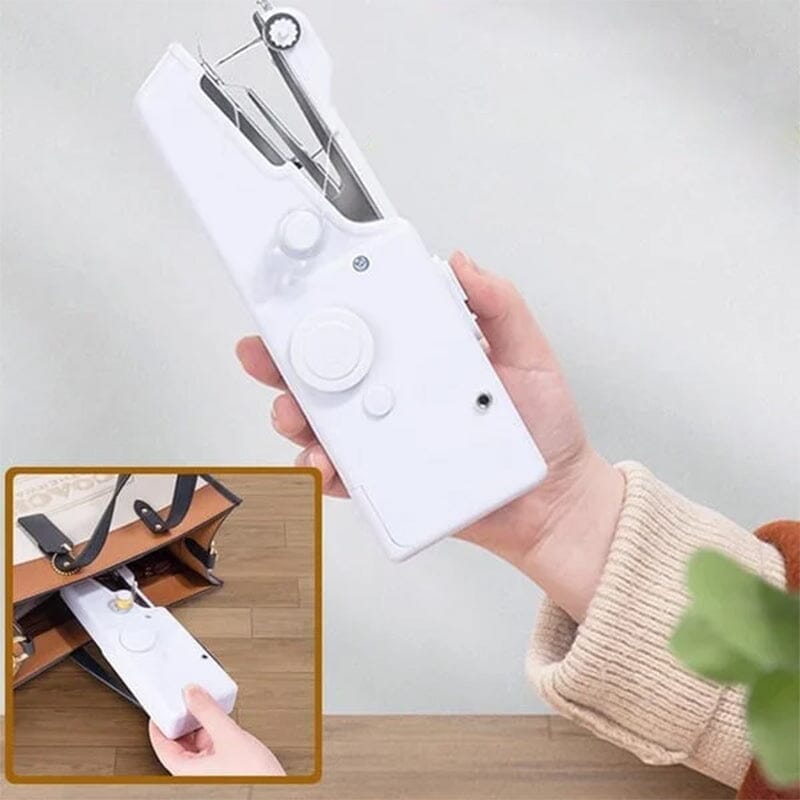 Portable Handheld Sewing Machine, Battery-Powered, 22 × 15 × 5 cm