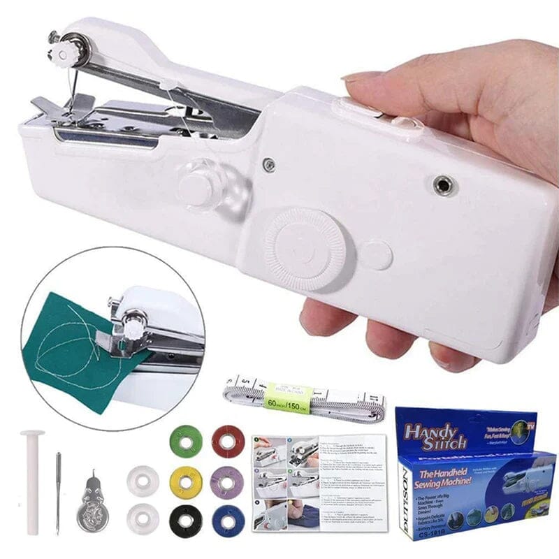 Portable Handheld Sewing Machine, Battery-Powered, 22 × 15 × 5 cm