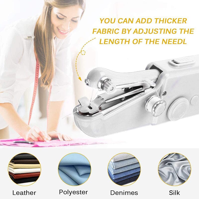 Portable Handheld Sewing Machine, Battery-Powered, 22 × 15 × 5 cm