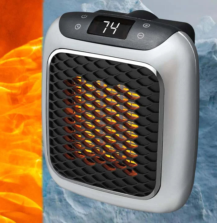 Portable Heater, 800W, 10.6 x 6.3 x 6.3 inches