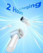 Portable High-Speed Handheld Turbo Fan with LED Display
