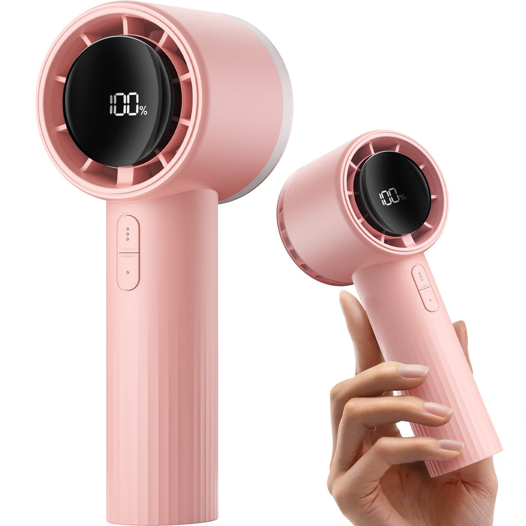 Portable High-Speed Handheld Turbo Fan with LED Display