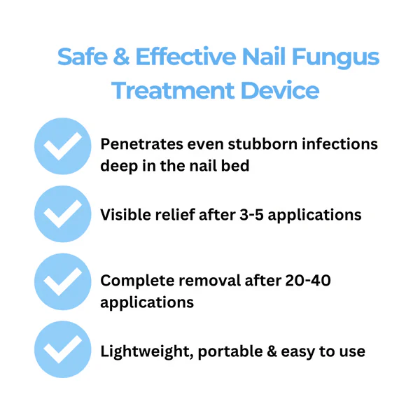 Portable Nail Fungus Laser Device, Handheld, USB Rechargeable