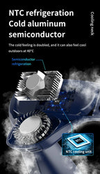 Portable Rechargeable Neck Fan, 5200mAh, Personal Outdoor Cooling