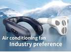 Portable Rechargeable Neck Fan, 5200mAh, Personal Outdoor Cooling