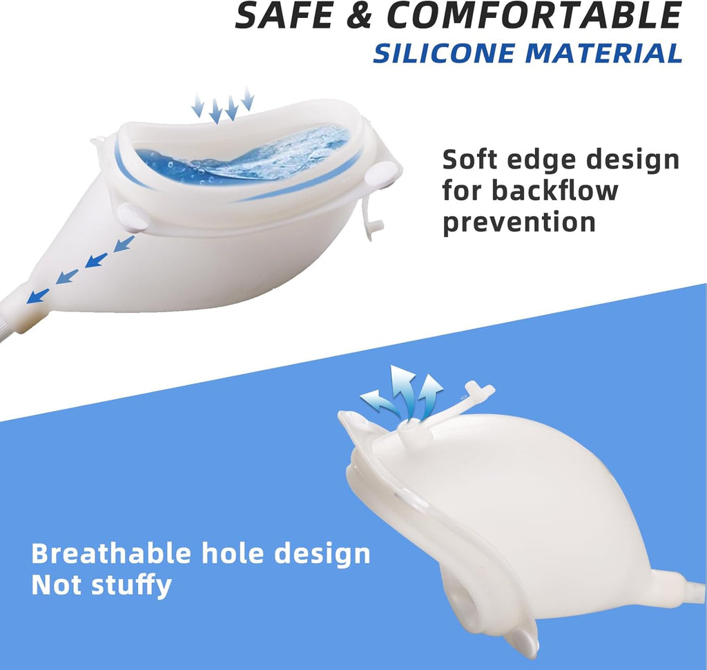 Portable Wearable Urine Collector with Silicone, 100 cm Tube