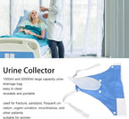 Portable Wearable Urine Collector with Silicone, 100 cm Tube