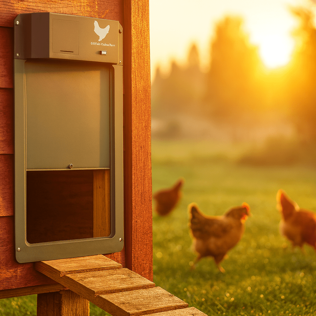 Automatic Chicken Coop Door with Light Sensor - Weather Resistant, Easy Install, view 3
