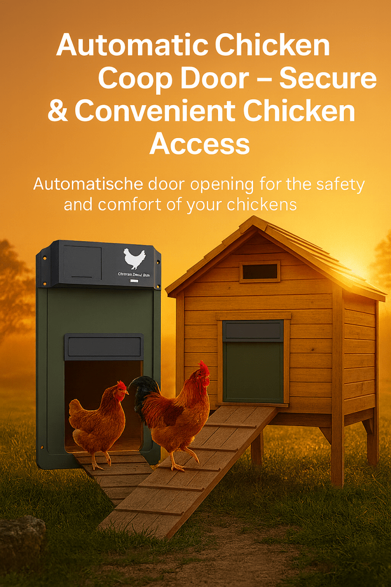 Automatic Chicken Coop Door with Light Sensor - Weather Resistant, Easy Install, view 5