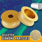 Edge Diamond Grinding Wheel for Marble, Granite, Quartz - Brazing Emery, 25mm, view 13