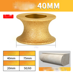 Edge Diamond Grinding Wheel for Marble, Granite, Quartz - Brazing Emery, 25mm, view 16