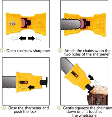 Chainsaw Teeth Sharpener - Fits 14" to 20" Bars, Manual Operation, view 7