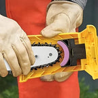 Chainsaw Teeth Sharpener - Fits 14" to 20" Bars, Manual Operation