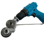 Metal Nibbler Drill Attachment for Sheet Metal Cutting - Ergonomic Handle, 500g, view 3
