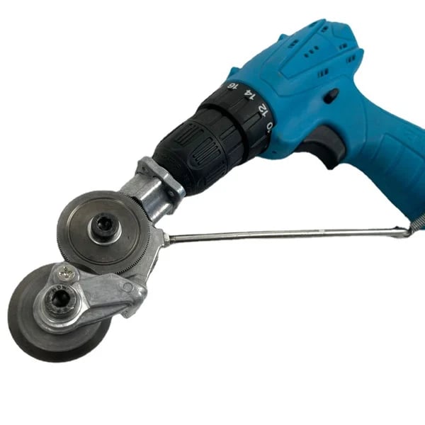 Metal Nibbler Drill Attachment for Sheet Metal Cutting - Ergonomic Handle, 500g, view 3