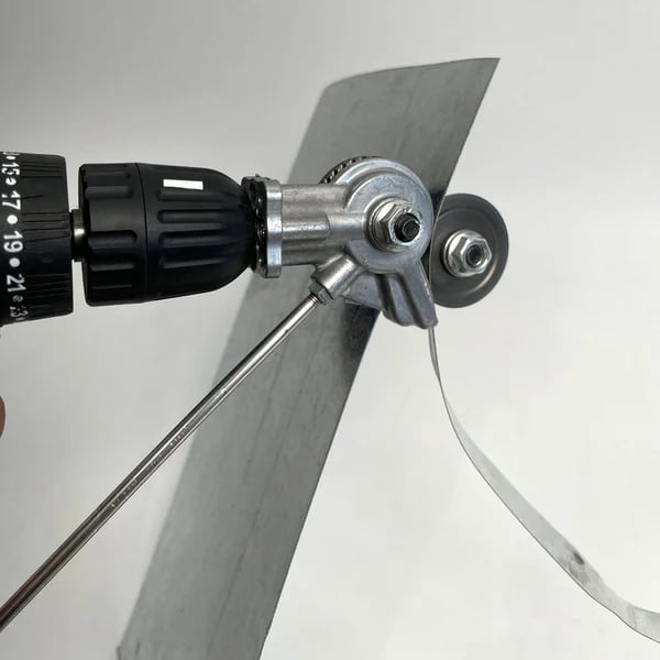 Metal Nibbler Drill Attachment for Sheet Metal Cutting - Ergonomic Handle, 500g, view 4