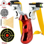 Precision Slingshot with Laser Sight, Level and Non-Slip Grip