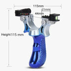 Precision Slingshot with Laser Sight, Level and Non-Slip Grip