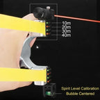Precision Slingshot with Laser Sight, Level and Non-Slip Grip
