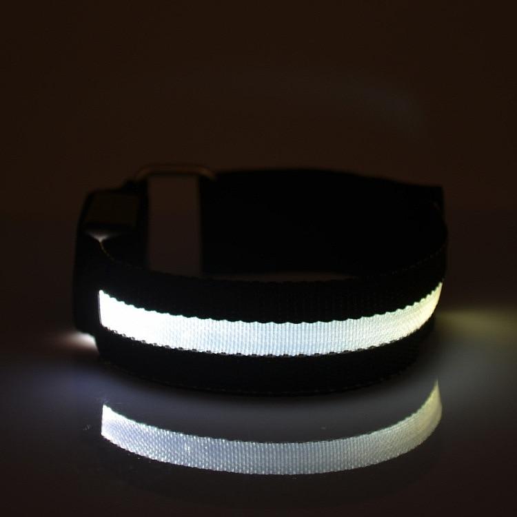 Glowing LED Sport Band for Night Running - Adjustable, 12.5" Length, view 8