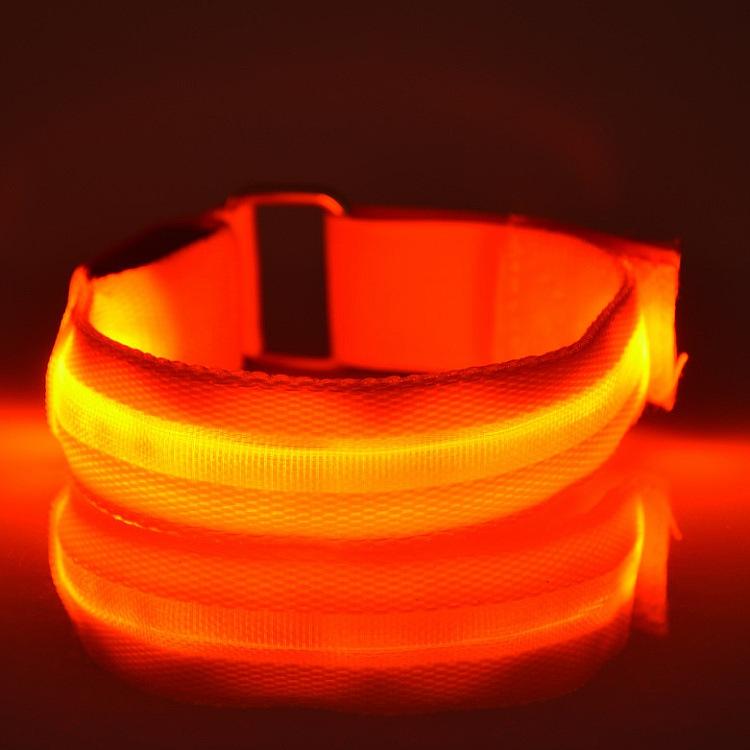Glowing LED Sport Band for Night Running - Adjustable, 12.5" Length, view 9