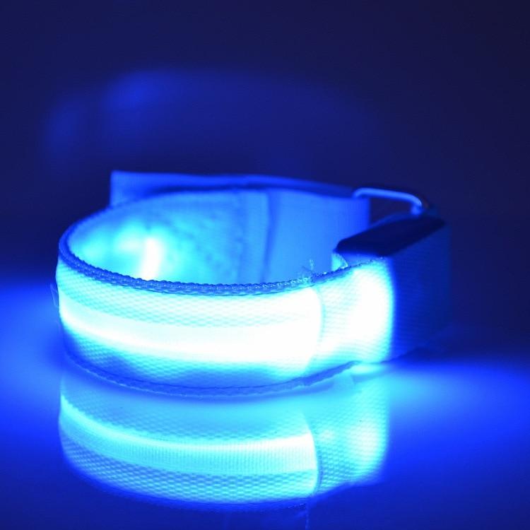 Glowing LED Sport Band for Night Running - Adjustable, 12.5" Length, view 12