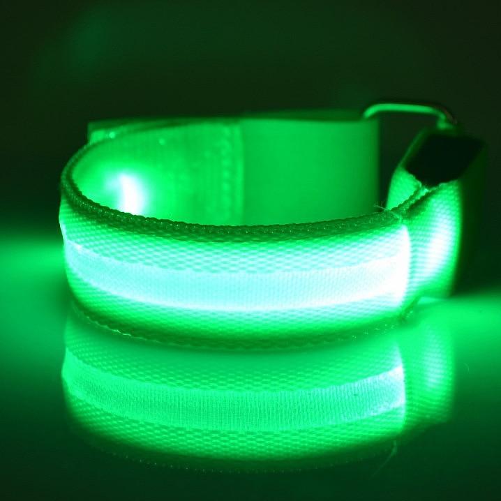 Glowing LED Sport Band for Night Running - Adjustable, 12.5" Length, view 6