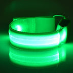 Glowing LED Sport Band for Night Running - Adjustable, 12.5" Length, view 6