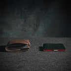 PU Leather RFID-Blocking Card Holder Wallet with Money Clip