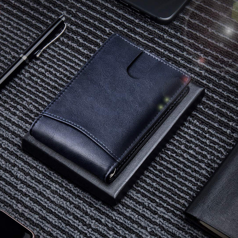 PU Leather RFID-Blocking Card Holder Wallet with Money Clip