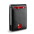 PU Leather RFID-Blocking Card Holder Wallet with Money Clip